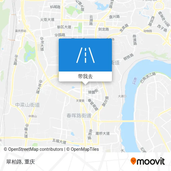 翠柏路地图