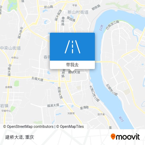 建桥大道地图