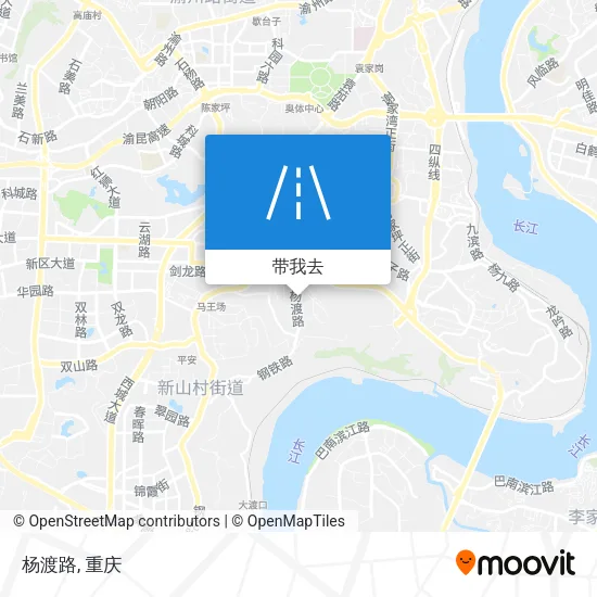 杨渡路地图