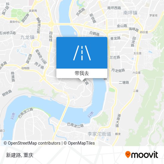 新建路地图