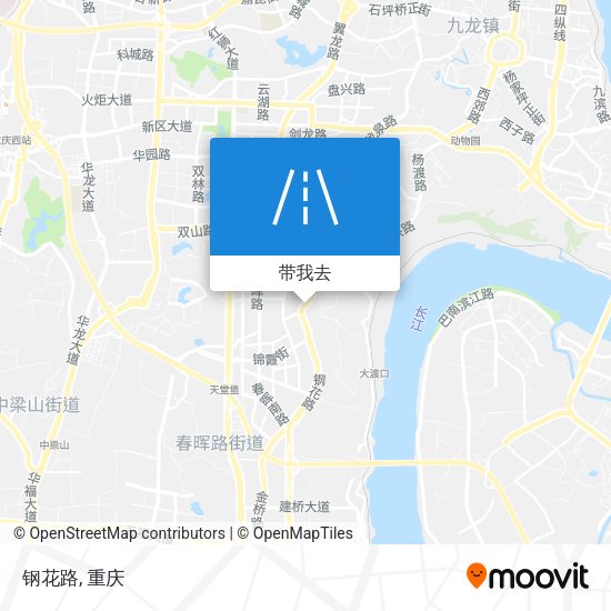 钢花路地图