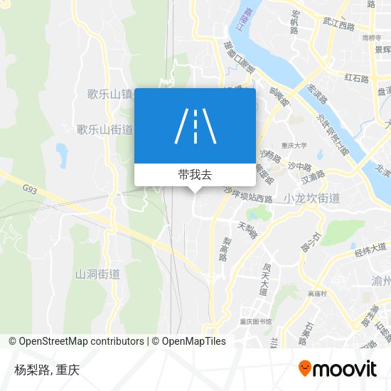 杨梨路地图