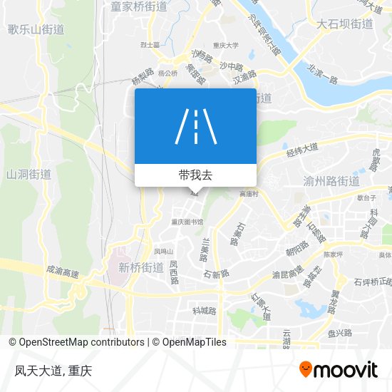 凤天大道地图