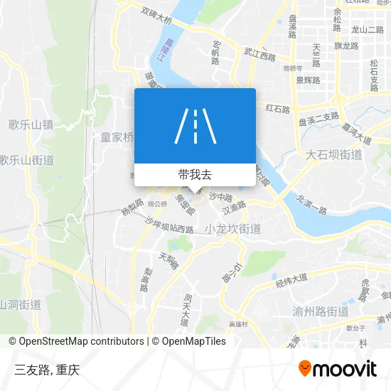 三友路地图