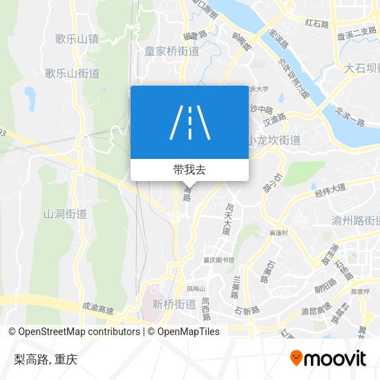 梨高路地图