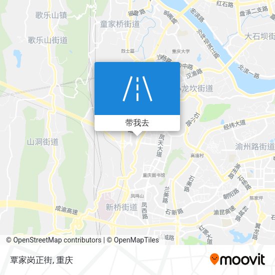 覃家岗正街地图