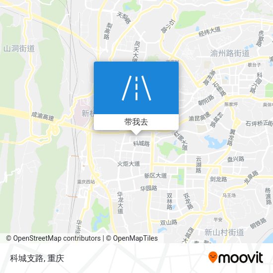 科城支路地图