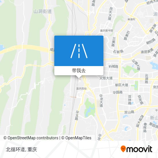 北循环道地图