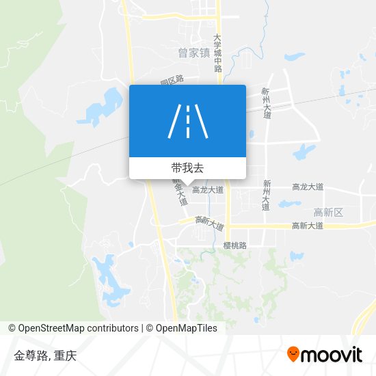 金尊路地图