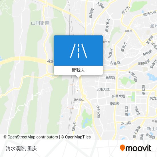 清水溪路地图