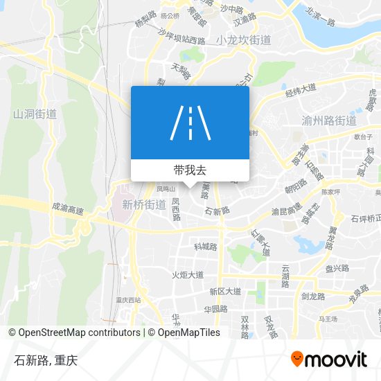 石新路地图