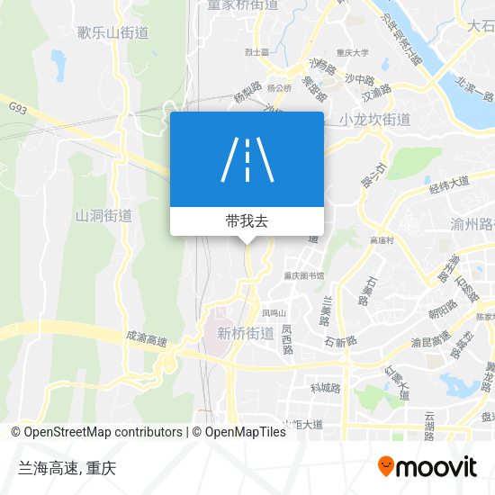 兰海高速地图