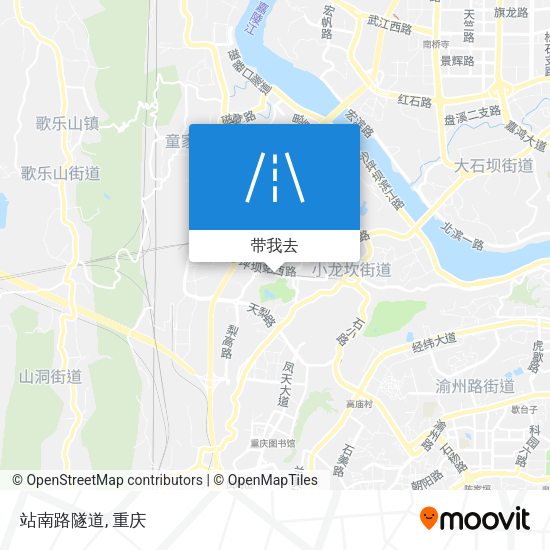 站南路隧道地图