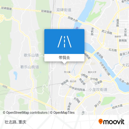 壮志路地图