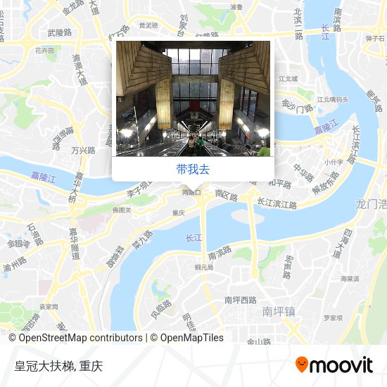 皇冠大扶梯地图