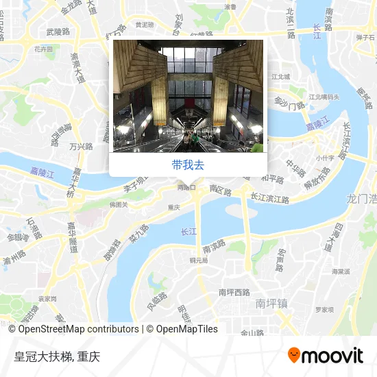 皇冠大扶梯地图