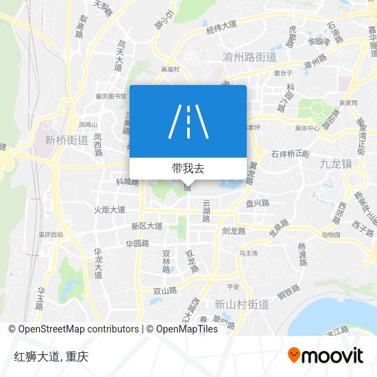 红狮大道地图