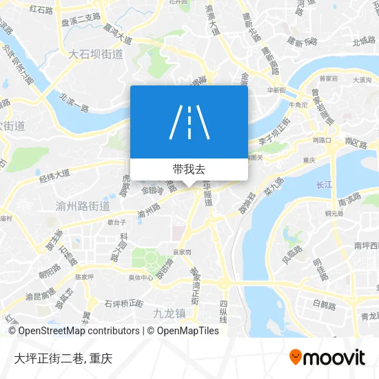 大坪正街二巷地图