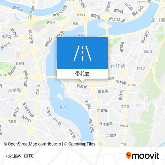 桃源路地图