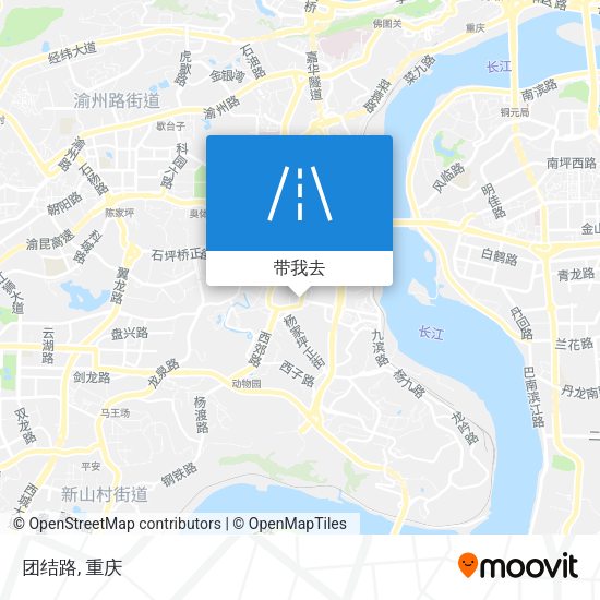 团结路地图