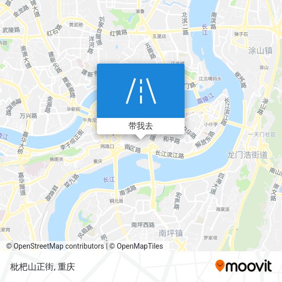 枇杷山正街地图
