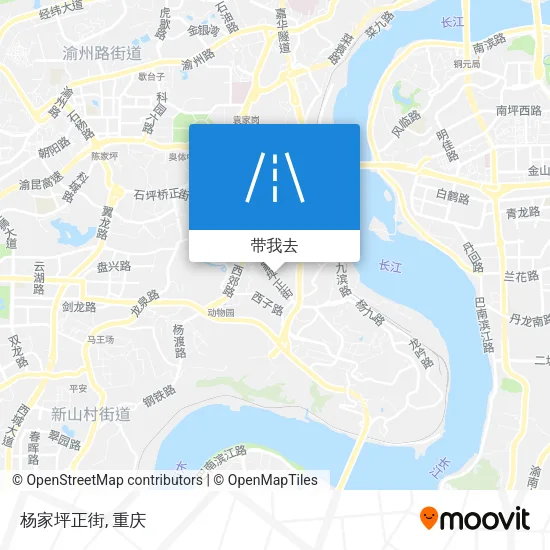杨家坪正街地图