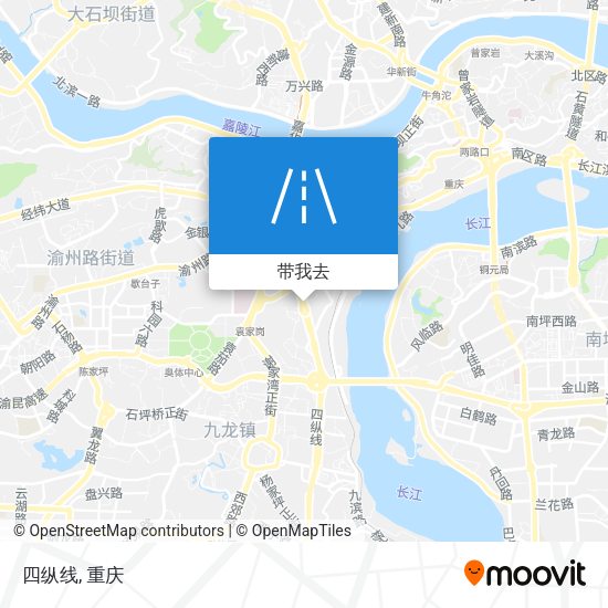 四纵线地图