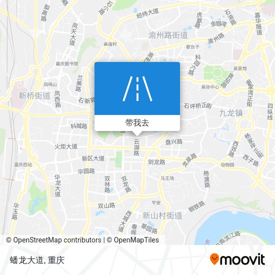 蟠龙大道地图