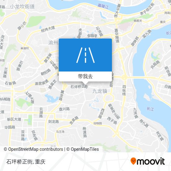 石坪桥正街地图