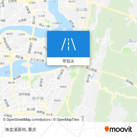 海棠溪新街地图