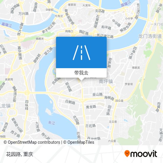 花园路地图