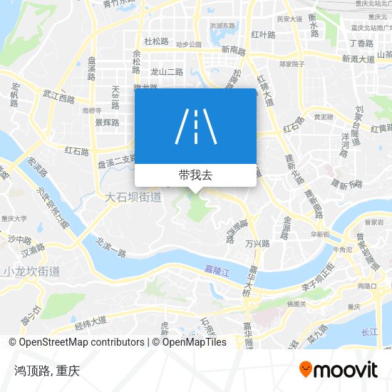 鸿顶路地图