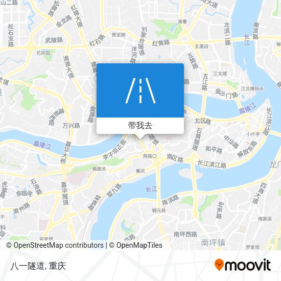 八一隧道地图