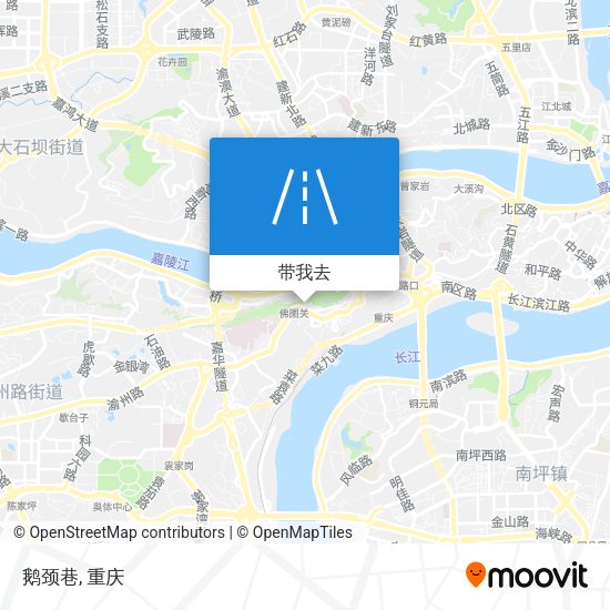 鹅颈巷地图