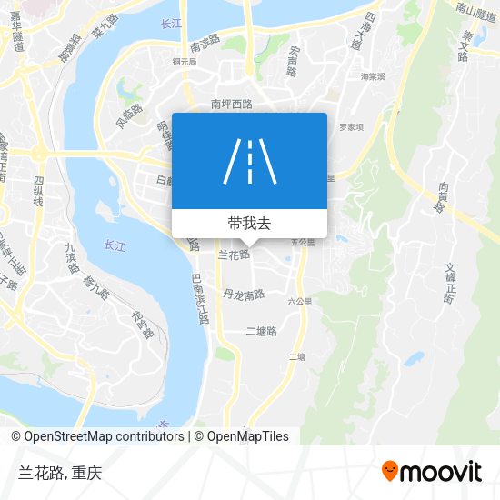 兰花路地图