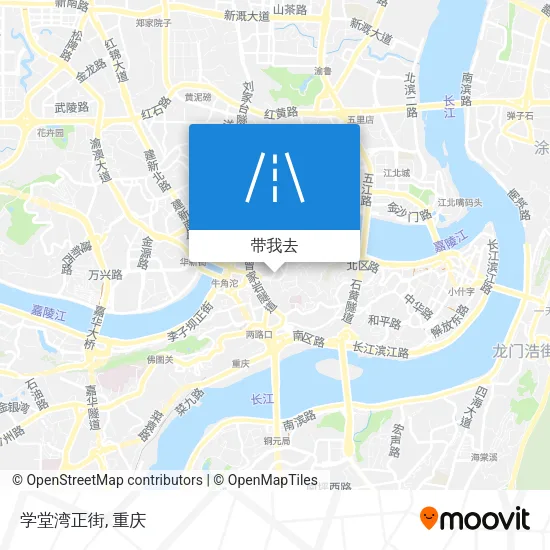 学堂湾正街地图