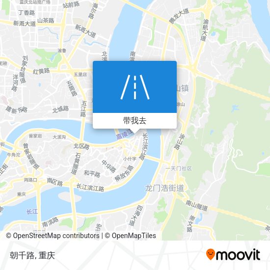朝千路地图