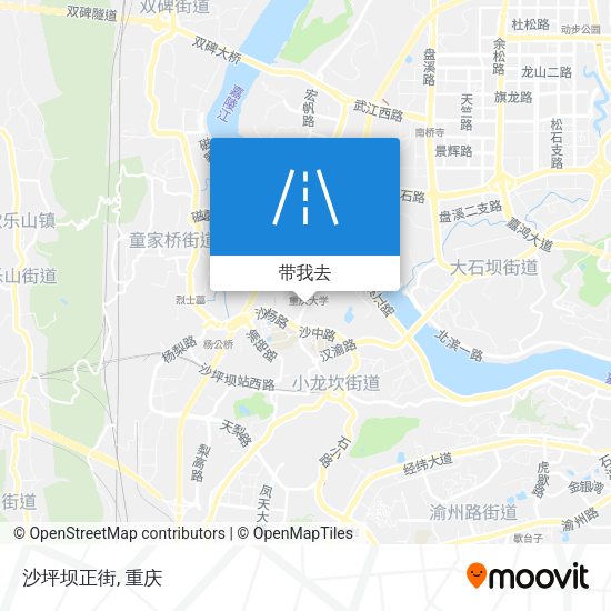 沙坪坝正街地图