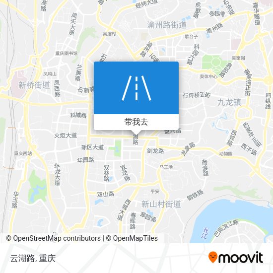 云湖路地图