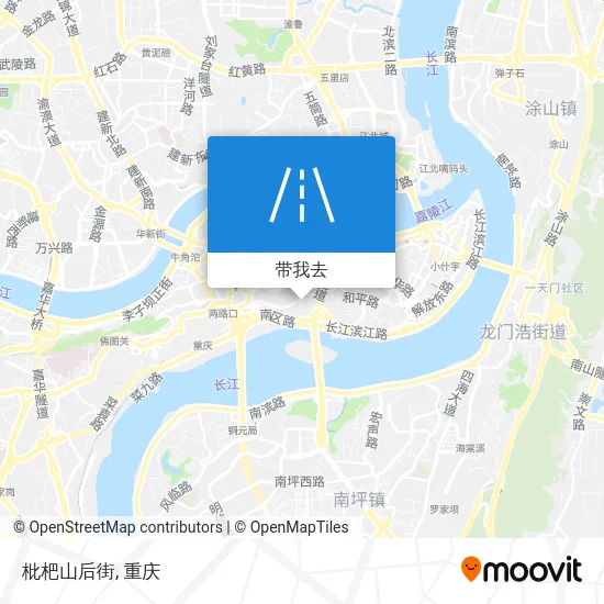 枇杷山后街地图