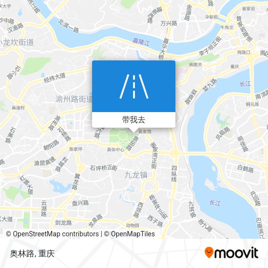 奥林路地图