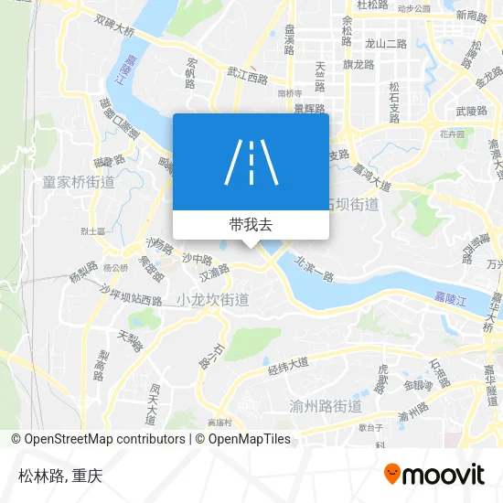 松林路地图