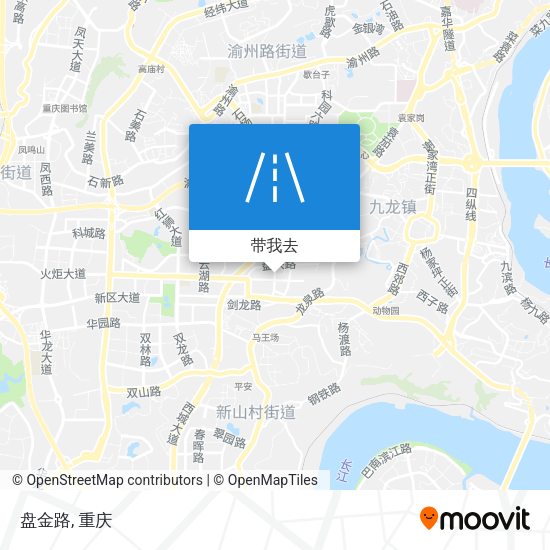 盘金路地图