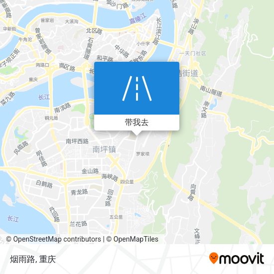 烟雨路地图