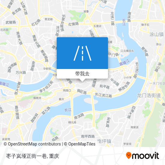 枣子岚垭正街一巷地图