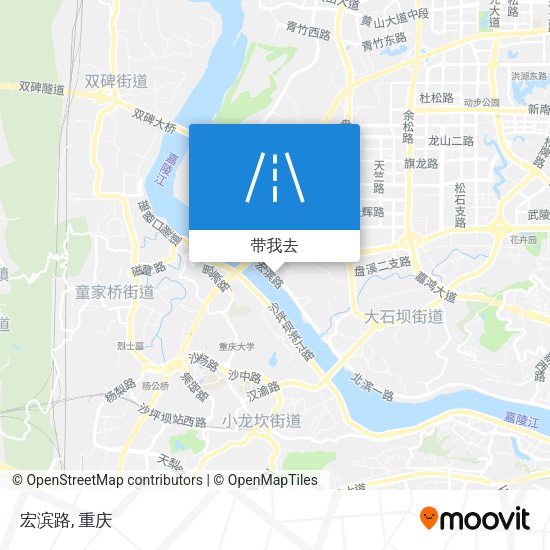 宏滨路地图