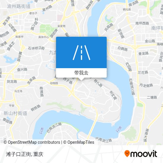 滩子口正街地图