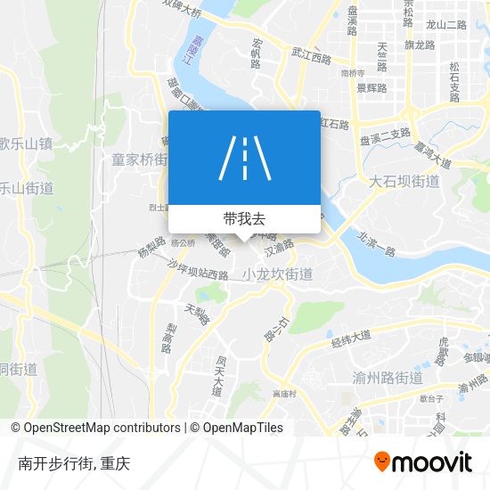 南开步行街地图
