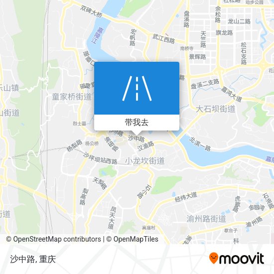 沙中路地图