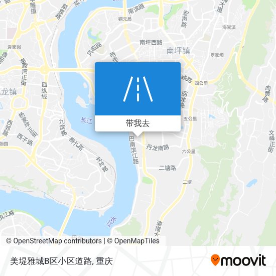 美堤雅城B区小区道路地图
